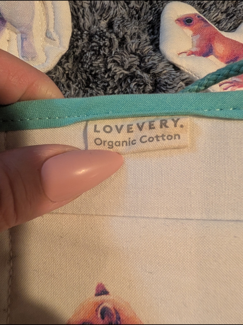 Lovevery Quilted Critter Pockets Soft Matching Activity - Picture 5 of 8